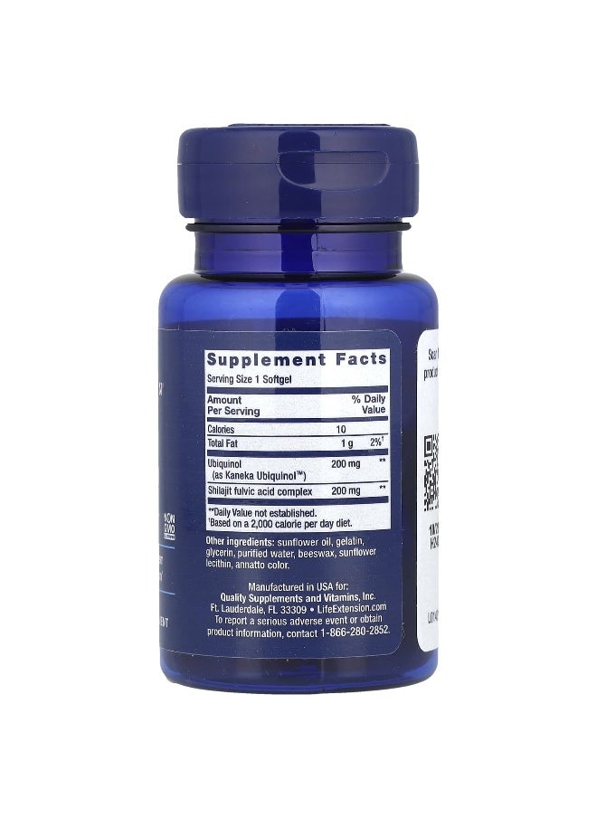 Life Extension, Super Ubiquinol CoQ10 with Enhanced Mitochondrial Support, 200 mg, 30 Softgels