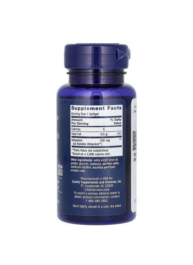 Life Extension, Super Ubiquinol CoQ10, 100 mg, 60 Softgels