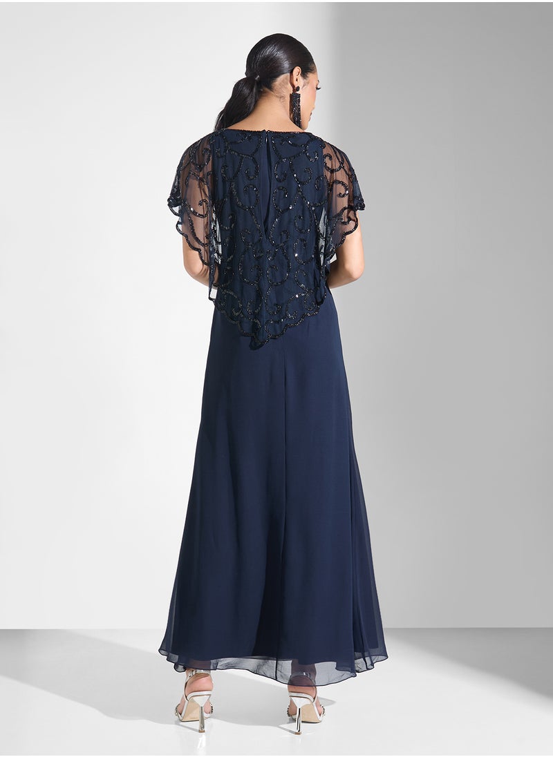 Embellished Maxi Dress