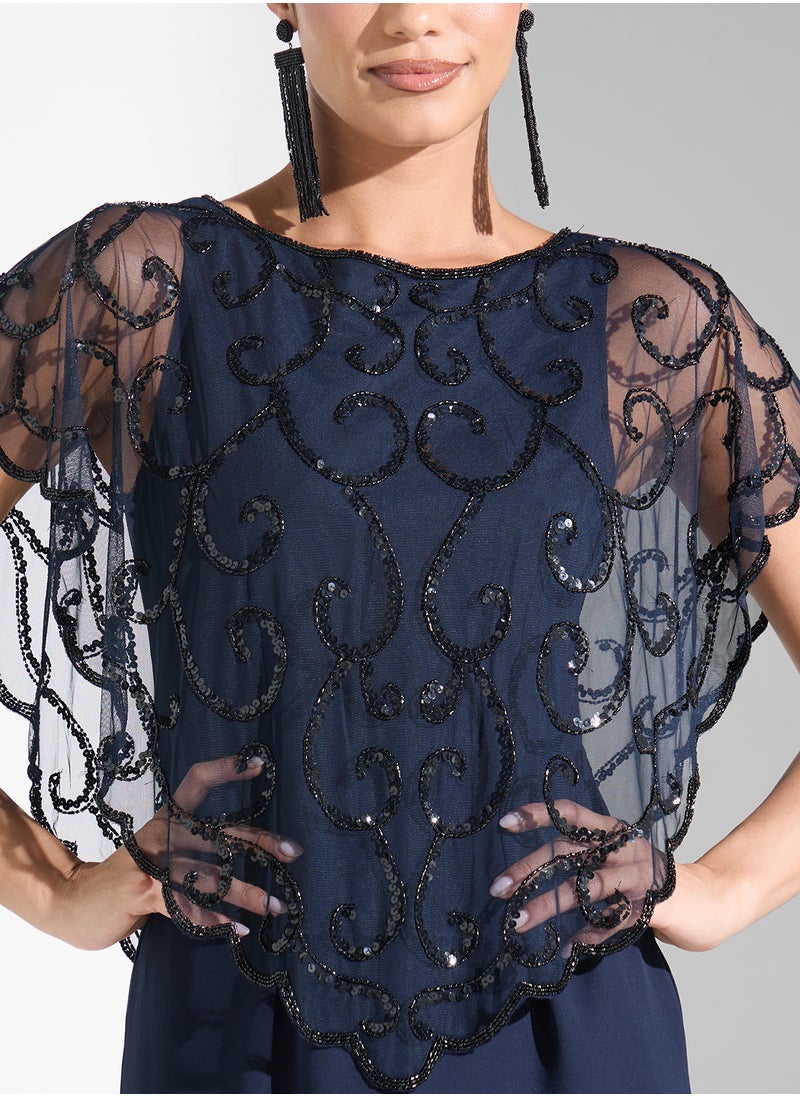 Embellished Maxi Dress
