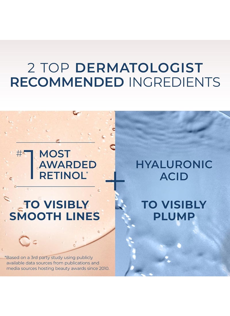 Retinol Correxion Max Daily Hydration Anti-Aging Face Moisturizer with Hyaluronic Acid, Oil Free Skin Care Cream for Fine Lines, Dark Spots, Post-Acne Scars, 1.7 Ounces (Packaging May Vary)