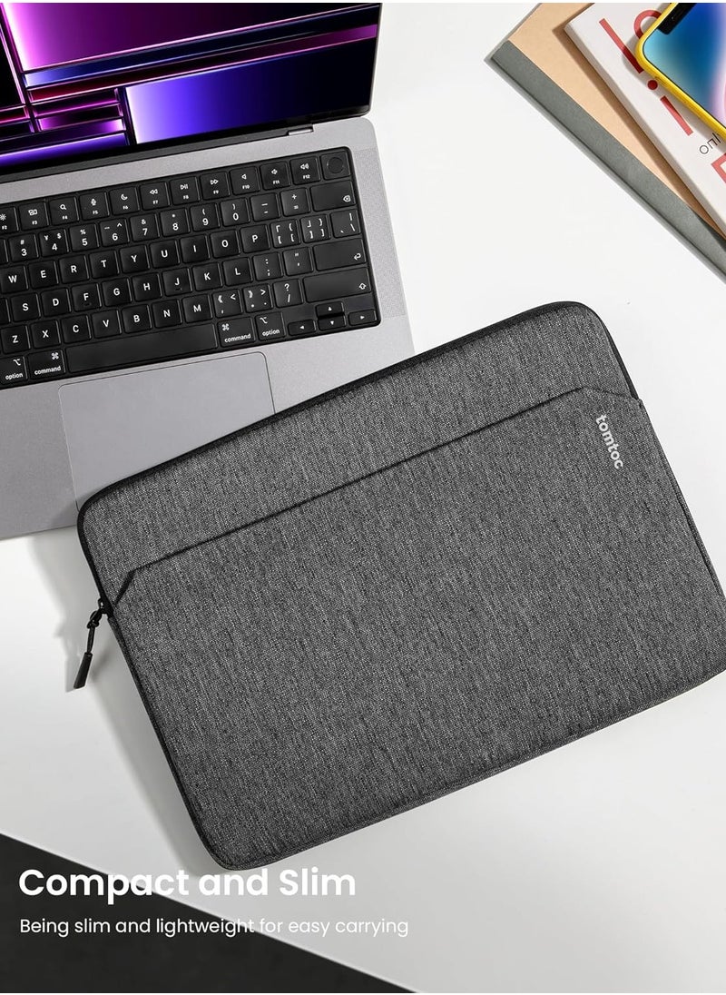 Light-A18 Slim Laptop Sleeve for 14-inch MacBook Pro M4/M3/M2/M1 Pro/Max 2024-2021, Water-Resistant Protective Case for 13.8 Inch Surface Eco-Friendly Laptop AI PC