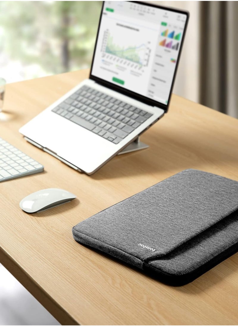 Light-A18 Slim Laptop Sleeve for 14-inch MacBook Pro M4/M3/M2/M1 Pro/Max 2024-2021, Water-Resistant Protective Case for 13.8 Inch Surface Eco-Friendly Laptop AI PC