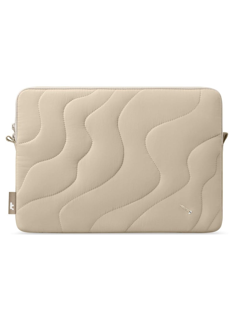 Terra-A27 360 Protective Puffy Laptop Sleeve for 14-inch MacBook Pro M4/M3/M2/M1 Pro/Max A3112 A3401 A3185 A2992 A2918 A2779 2024, 13.5/13.8-inch Surface Laptop 7(Copilot+ PC)/6/5/4/3 Eco-Friendly Laptop Sleeve