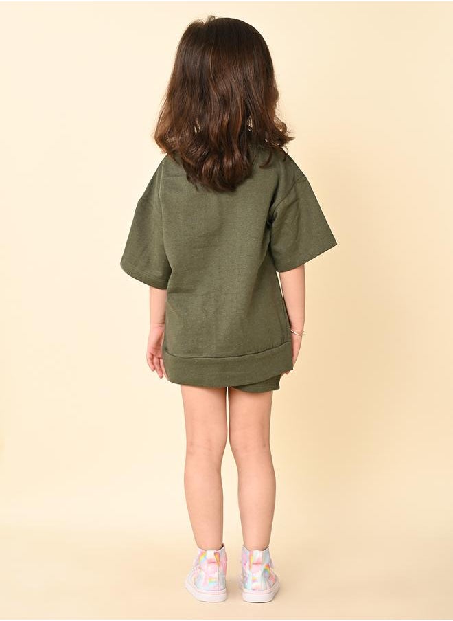Green Girls Wear Clothing set