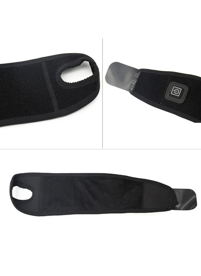 Electric Heated Wrist Brace Wrap Wrist Heating Pad 3-level Temperature Control Wrist Warmer Support Wristband Heat Therapy for Injury Arthritis Tendonitis Joint Pain Relief