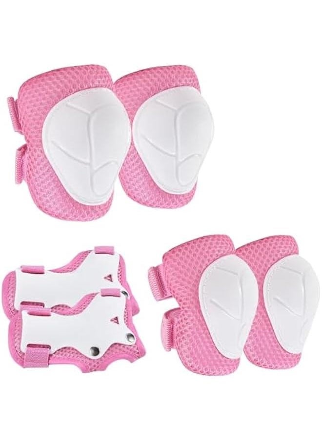 Knee Pads for Kids Knee Pads and Elbow Pads Toddler with Wrist Guards for Girls Boys 3 in 1 for Skating Cycling Bike Scooter