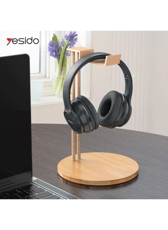 EP03 Foldable Wireless Bluetooth Headphones || BT 5.3 Over-Ear Headset with Hi-Fi Stereo Sound, Noise Isolation, Built-in Mic & Micro USB Charging – Lightweight, Travel-Friendly Audio Solution – Black