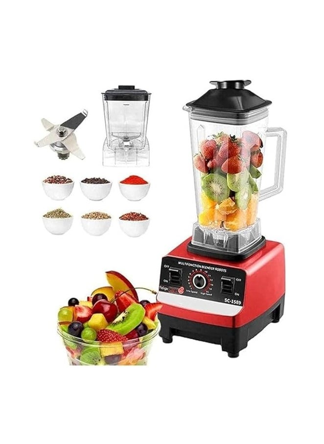 Heavy Duty Blender | Silver Crust Blender Juicer For Precision Blending Food Processing Ice Smoothies Crusher Blander Blender Mixer Juicer With Powerful Motor