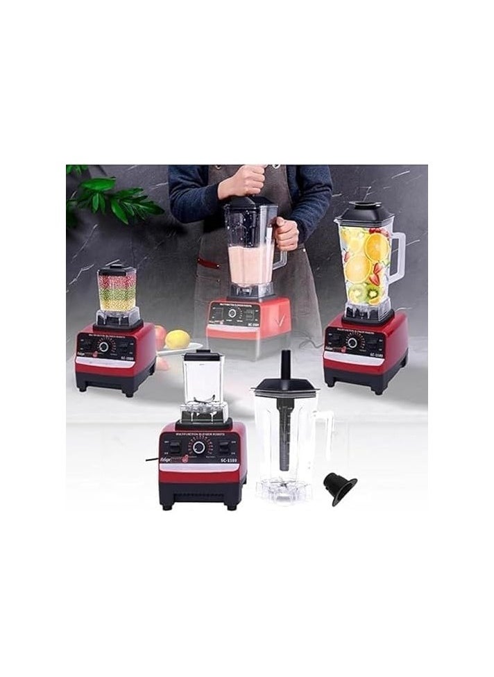 Heavy Duty Blender | Silver Crust Blender Juicer For Precision Blending Food Processing Ice Smoothies Crusher Blander Blender Mixer Juicer With Powerful Motor