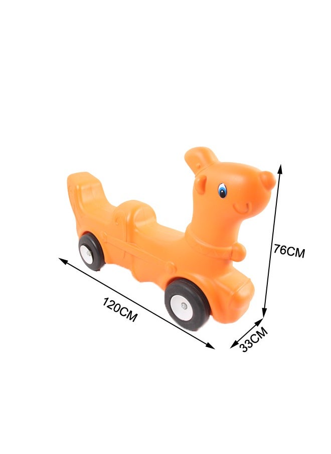 Cartoon Animal Shape Ride On Toy Sliding Car
