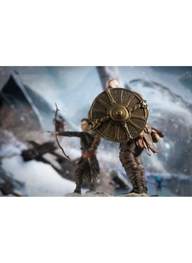 War Kratos Atreus Battle Form Model Ornaments Hand-Made Toys Suitable For Gifts