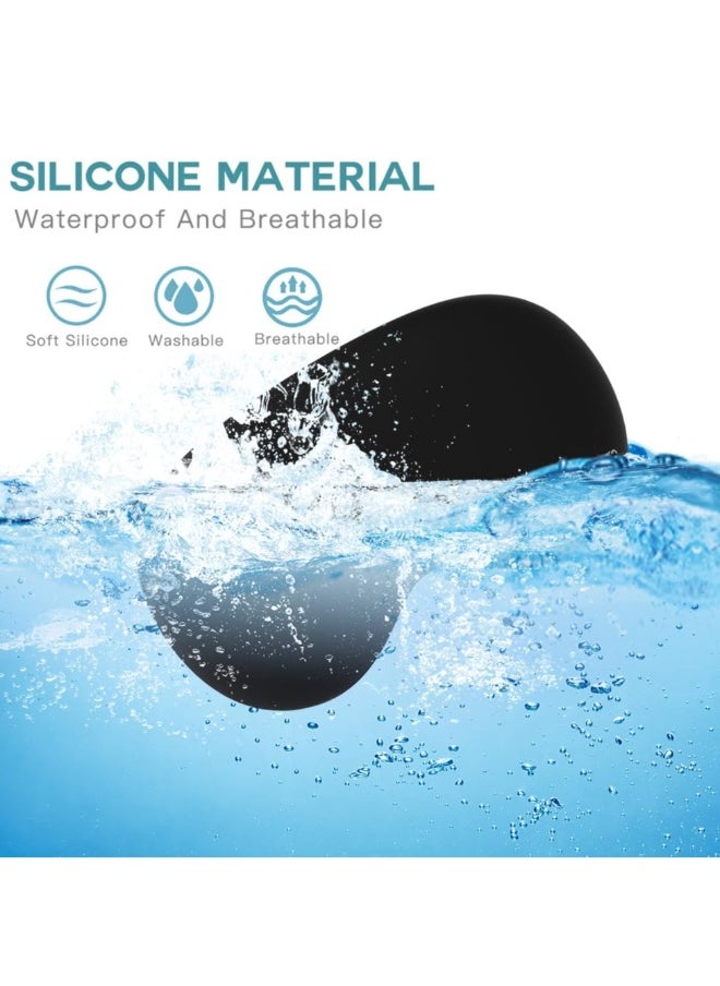 Vision Pro Silicone Cover, Protective Case for Apple Vision Pro 2024, Slim, Shockproof, Anti-Scratch, Dustproof, Black Screen Cover for VR Headset, Essential Accessories