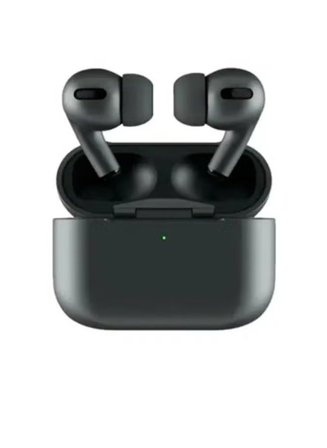 Air-3 Wireless Bluetooth Earbuds Apple & Android Compatibility Built-in Microphone True Wireless Earbuds in-Ear Bluetooth Headphones Earphones Auto Power On/Off Touch Control With Case Noise Cancelling Black
