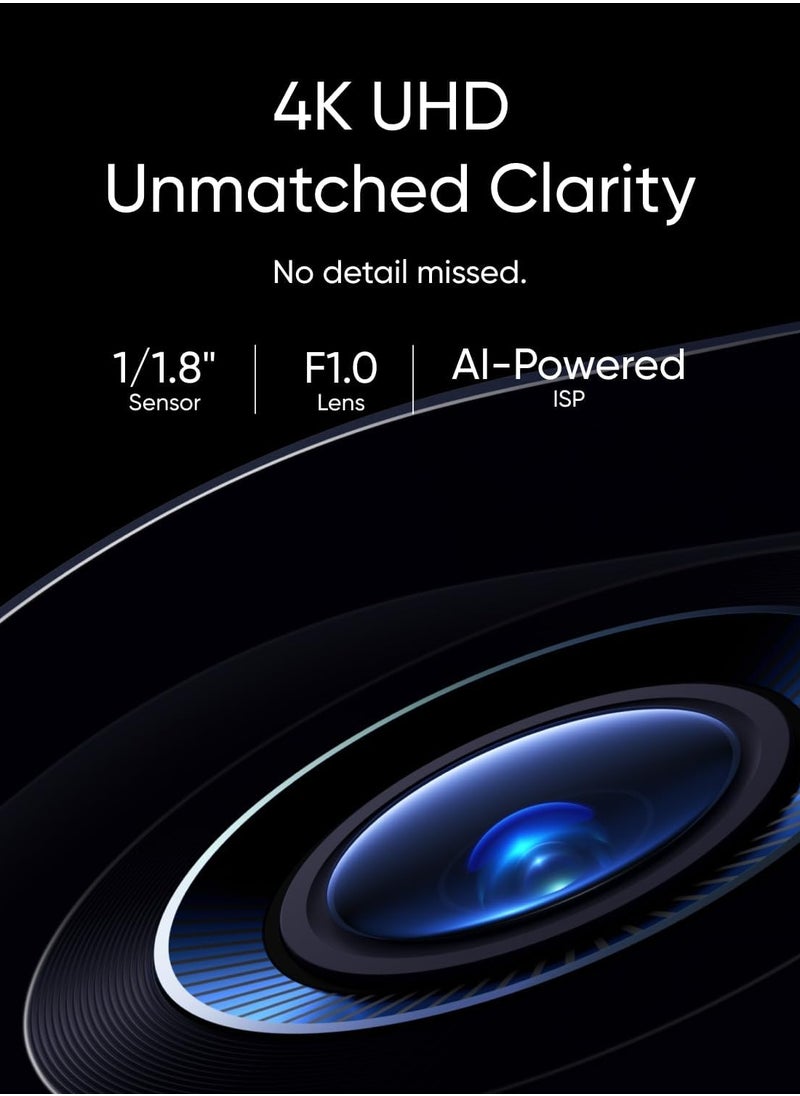 eufy Security eufyCam S3 Pro 2-Cam Kit Solar Security Camera Outdoor Wireless with Solar Panel, Colour Night Vision, 4K, Forever Power 2.0, Face Recognition AI, Expandable Local Storage No Monthly Fee