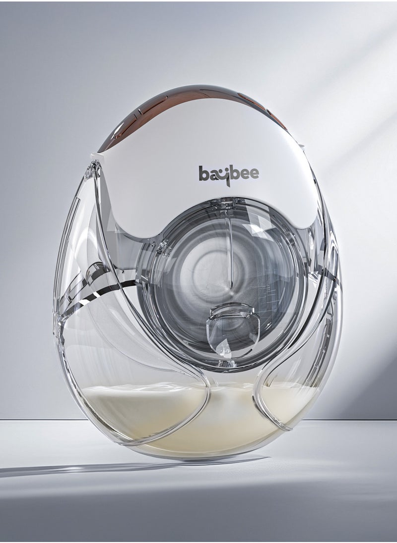 Electric Hands Free Wearable Breast Pump with Smart LED Display, 3 Modes & 12 Suction Levels | Low Noise Painless Automatic Breastfeeding Breast Pump with Cordless 450MmHg/50HZ, 150ml BPA-Free Milk Cup, Leak-Proof Design & Breast Shield of 24mm, 21mm, 18mm