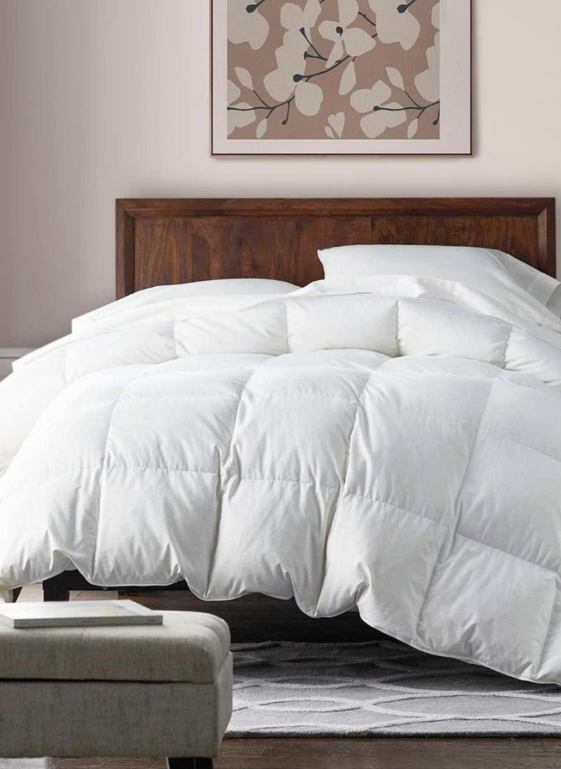 REDTOMMY All Season Quilted Double Size Down Alternative Duvet Insert 200x200cm White