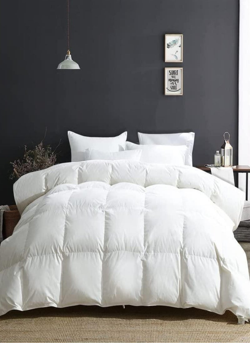 REDTOMMY Soft Solid Double Size Duvet Microfiber White 200x200cm