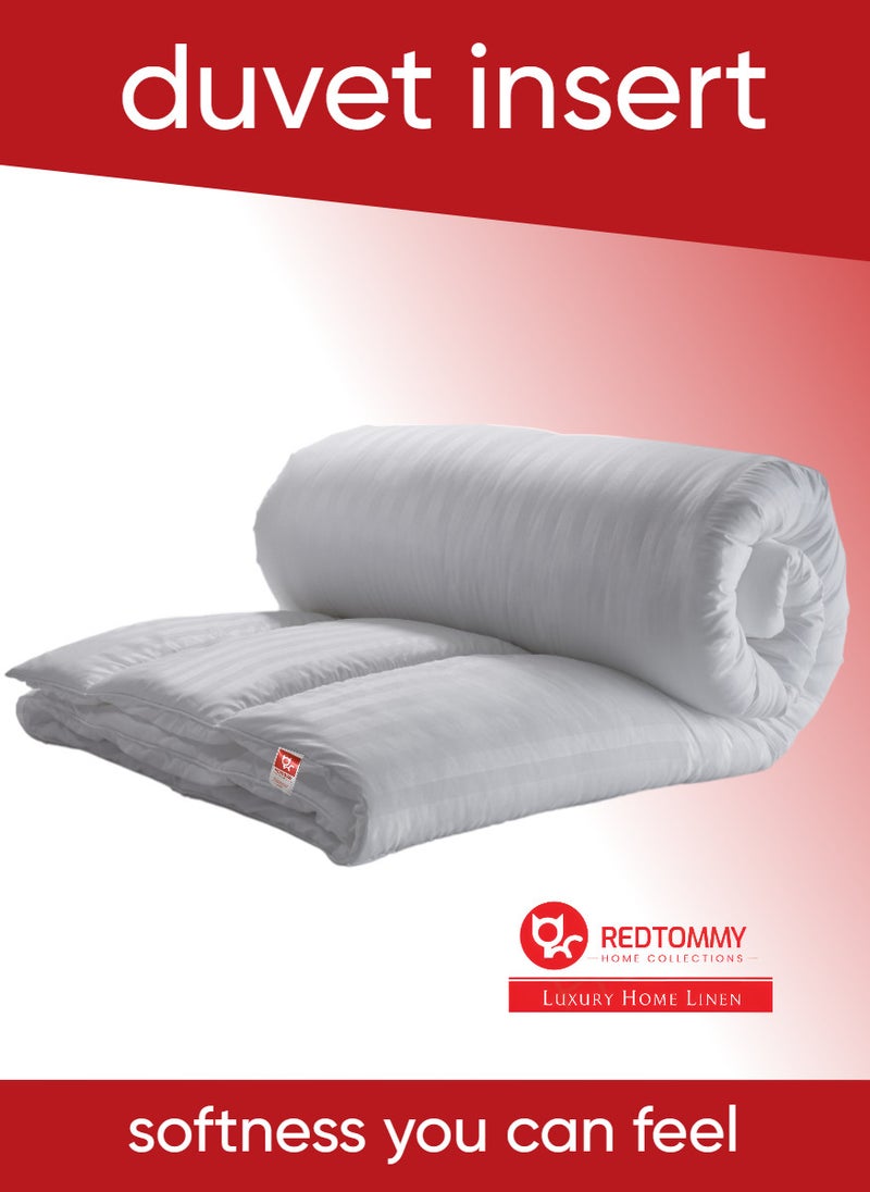 REDTOMMY Solid Microfiber Fillers Duvet Insert White 200x200cm