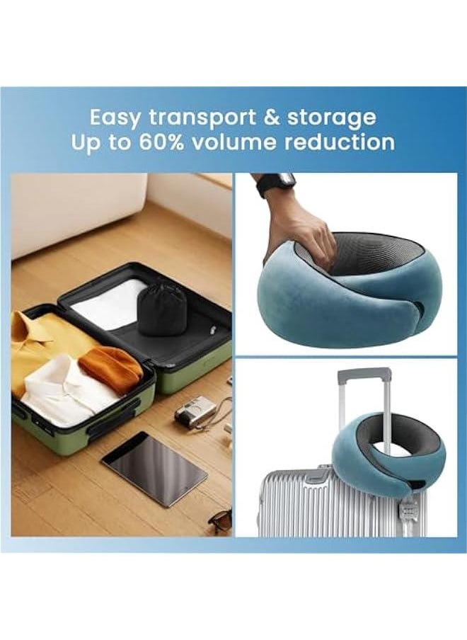 2024 New Memory Foam Travel Pillow for Airplanes,Neck Pillow for Traveling,Neck Plus Travel Pillow,Neck Plus Travel Neck Pillow