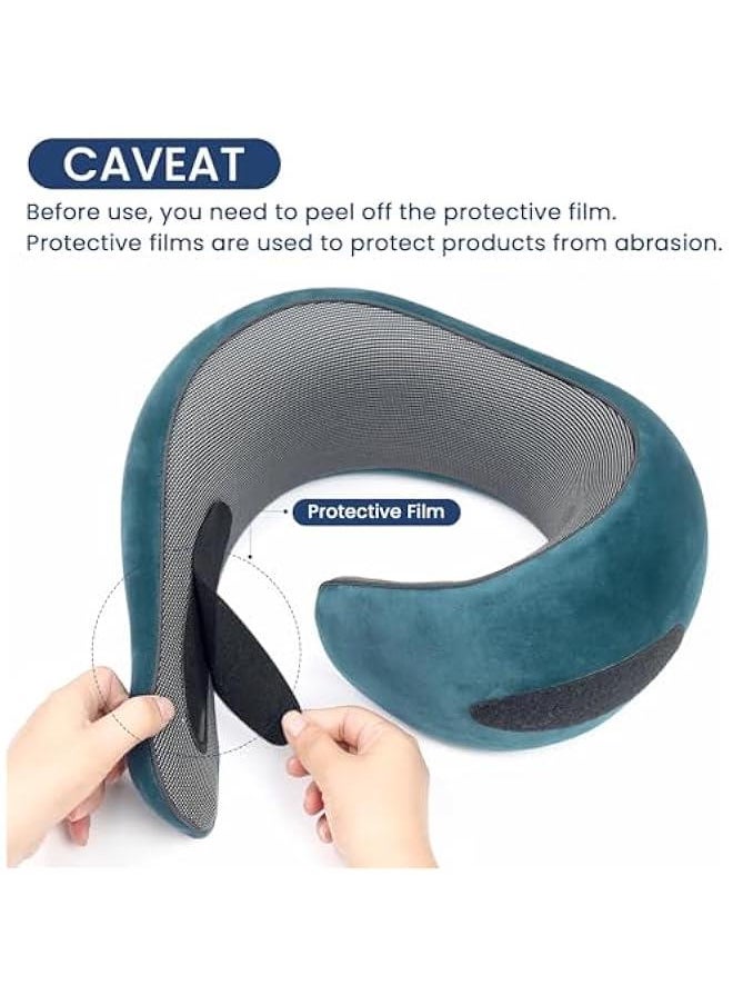 2024 New Memory Foam Travel Pillow for Airplanes,Neck Pillow for Traveling,Neck Plus Travel Pillow,Neck Plus Travel Neck Pillow