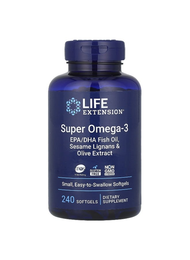 Life Extension, Super Omega-3, 240 Softgels