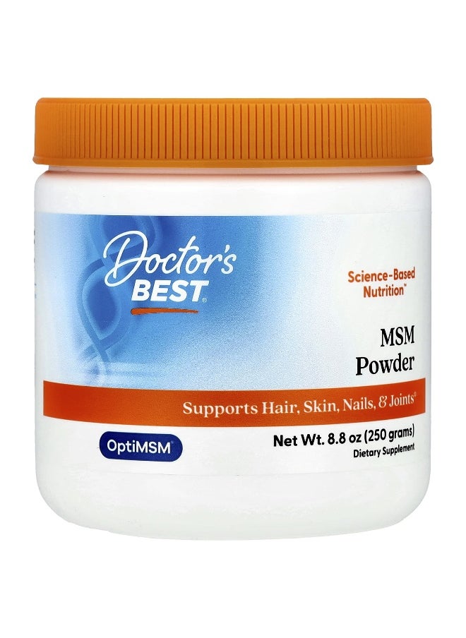 Doctor's Best, MSM Powder with OptiMSM®, 8.8 oz (250 g)