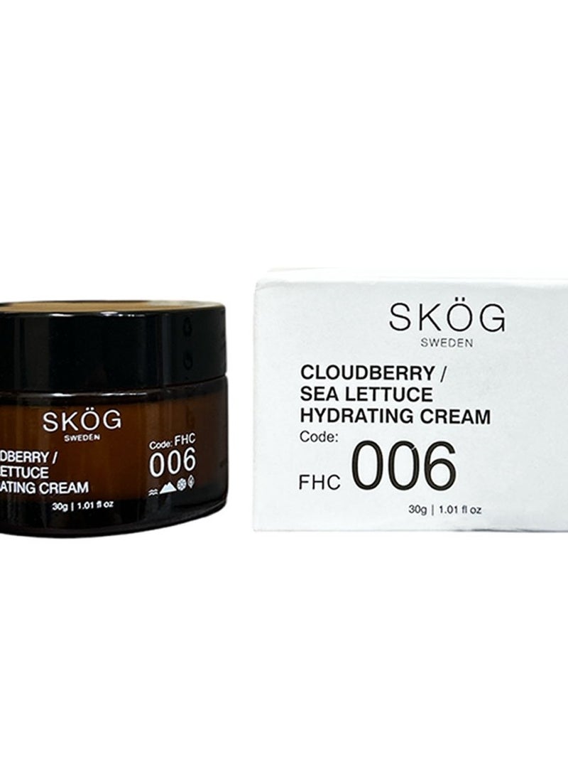 SKOG Cloudberry/Sea Lettuce Moisturizing Cream (30g) - Lightweight, Non-Comedogenic Daily Moisturizer for Radiant, Youthful Skin