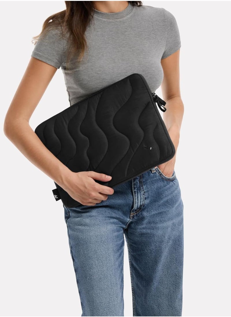 Terra-A27 360 Protective Puffy Laptop Sleeve for 14-inch MacBook Pro M4/M3/M2/M1 Pro/Max A3112 A3401 A3185 A2992 A2918 A2779 2024, 13.5/13.8-inch Surface Laptop 7(Copilot+ PC)/6/5/4/3 Eco-Friendly Laptop Sleeve
