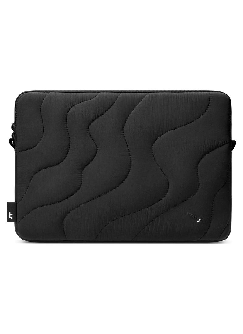 Terra-A27 360 Protective Puffy Laptop Sleeve for 16-inch MacBook Pro M4/M3/M2/M1 Pro/Max A3403 A3186 A2991 A2780 A2485 2024-2019, Quilted Design Soft Cute Puffer Bag Case for Dell XPS 16 Laptop Eco-Friendly Laptop Sleeve