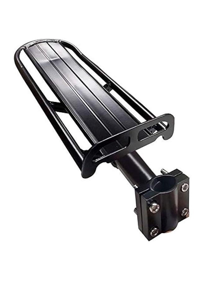 Adjustable Bike Cargo Rear Racks, Retractable Bicycle Luggage Cargo Rack Mountain Bike Carrier Bracket (Black)