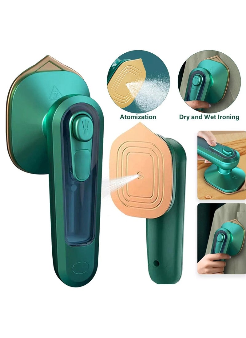 Compact Handheld Steam Iron Effortless Wrinkle Removal for Clothes, Portable & Lightweight