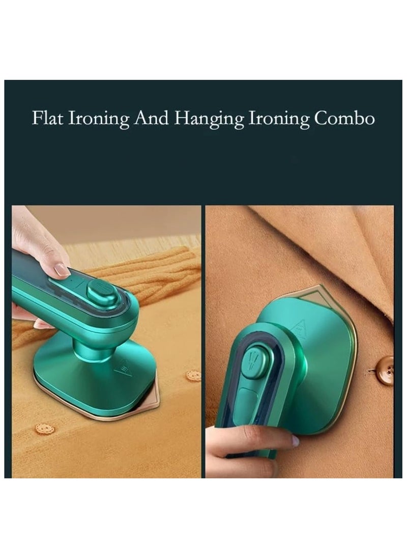 Compact Handheld Steam Iron Effortless Wrinkle Removal for Clothes, Portable & Lightweight