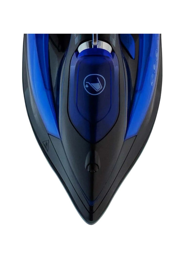 High-Performance Steam Iron 350ml Water Tank Powerful Garment Steamer, Blue