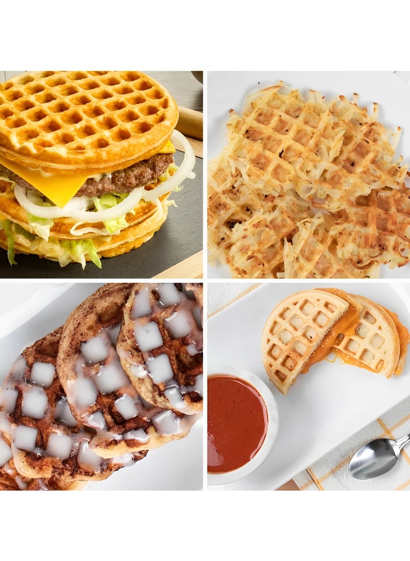Mini Waffle Maker | Pancake maker for Cookies, Quesadillas, Calzones Or Snacks with ready Light indicator | Non-Stick Coated Plates with Premium Quality Material