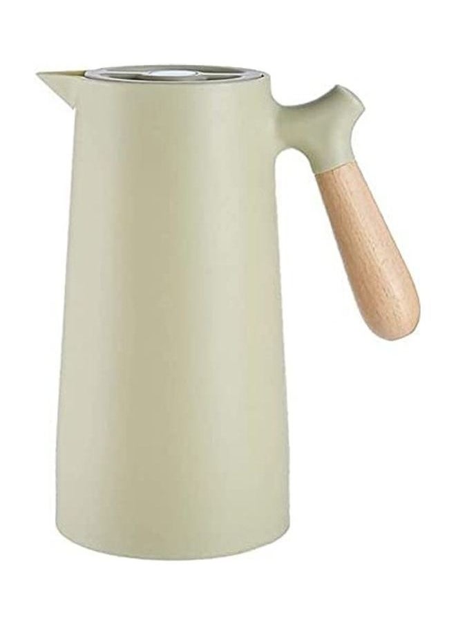 Thermal Coffee Jug Flask Green/Brown