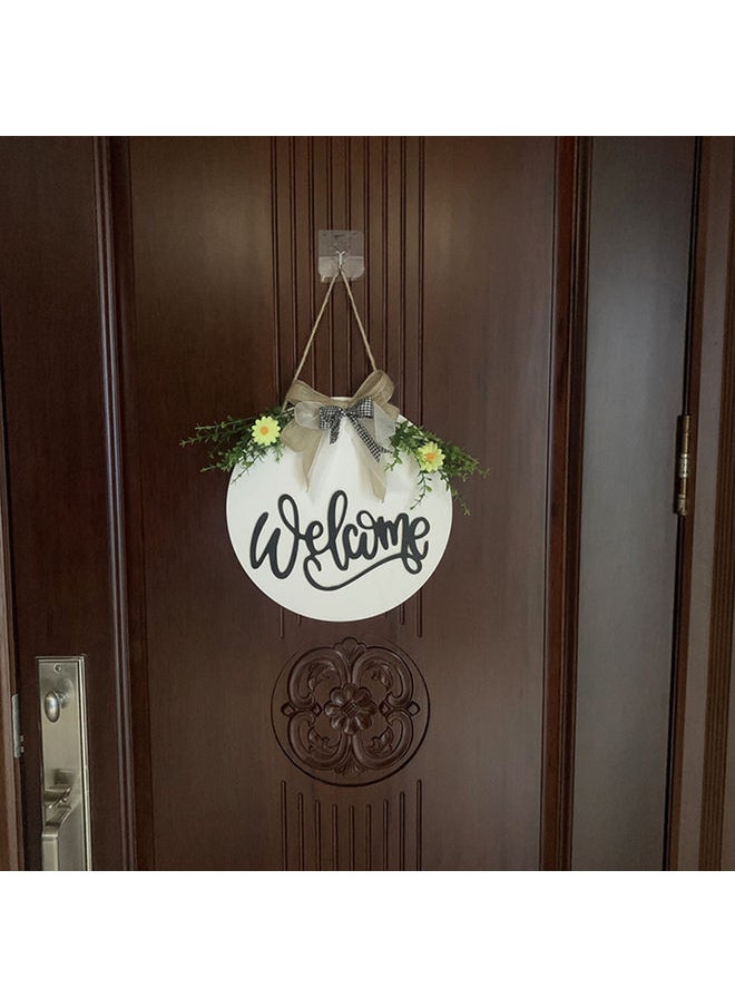 Decorative Door Sign White