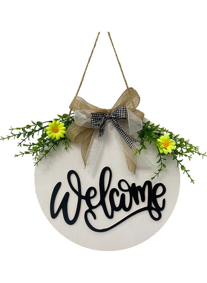 Decorative Door Sign White