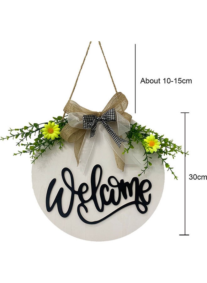 Decorative Door Sign White