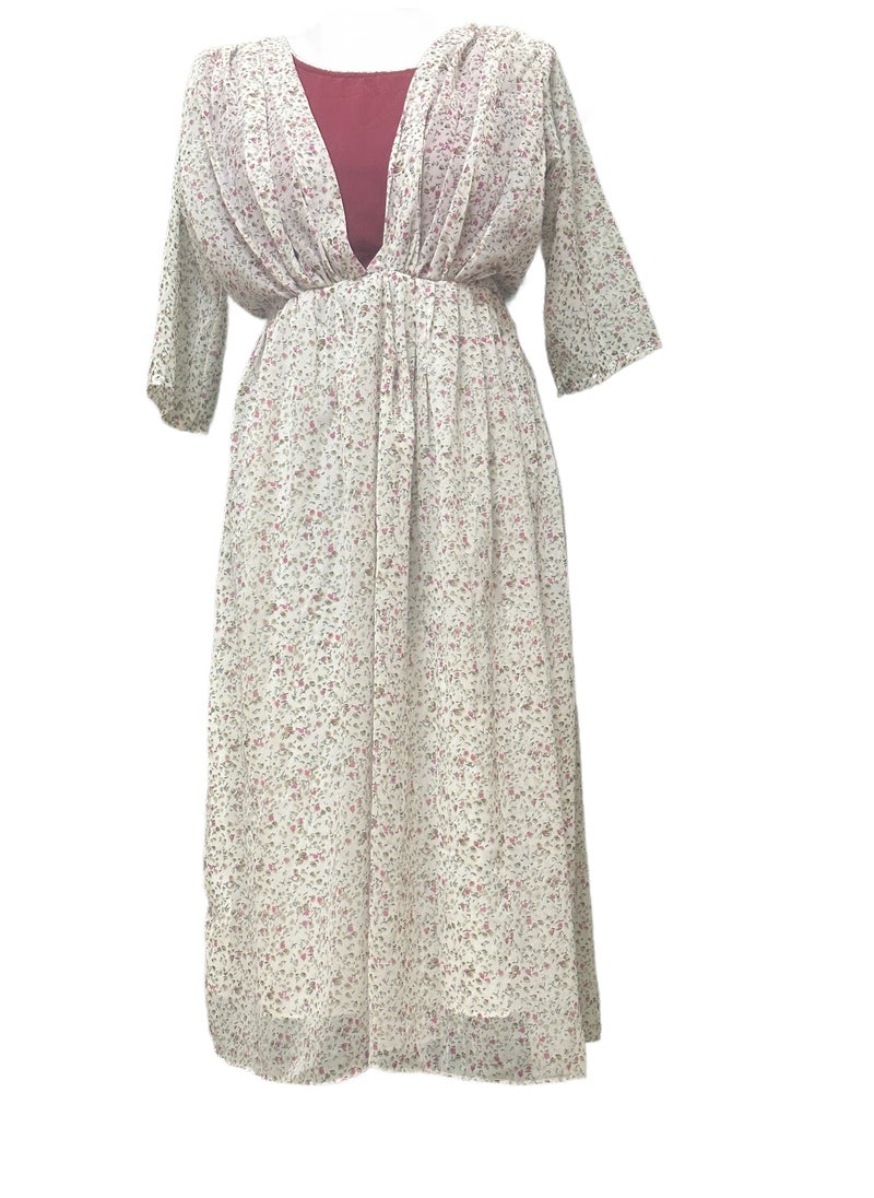 maternity wear feeding gown