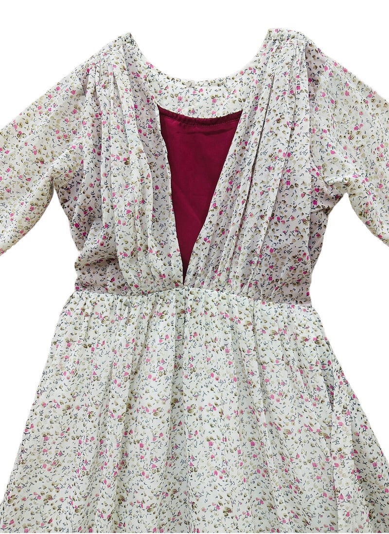 maternity wear feeding gown