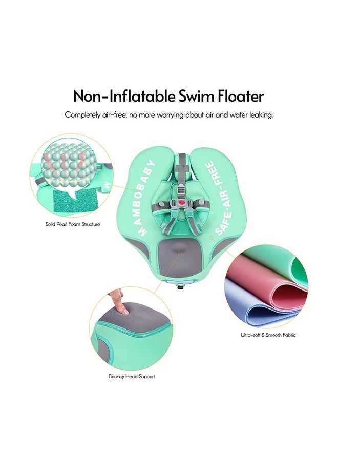 Inflatable Baby Pool Float Swimming Ring Green For 3-24 Months Baby