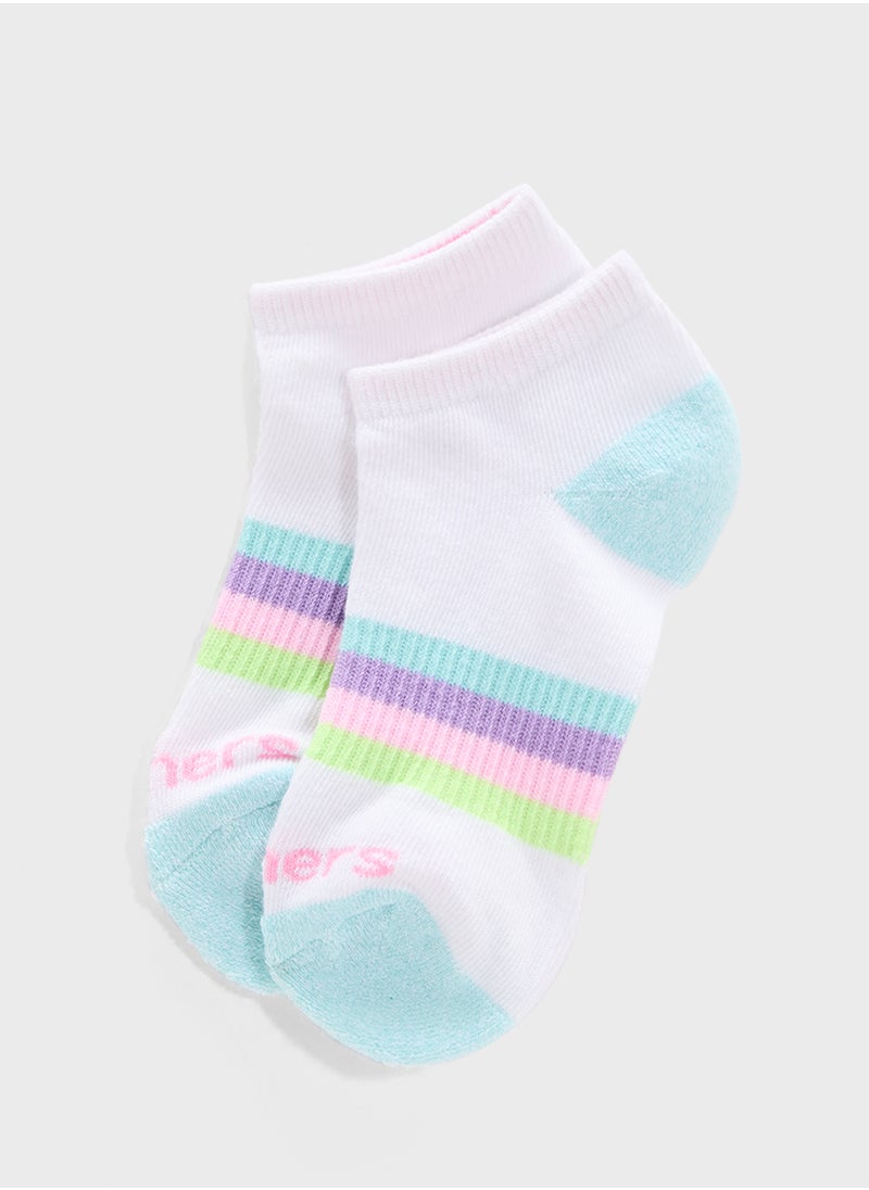 Kids 6 Pack Toe Terry Socks