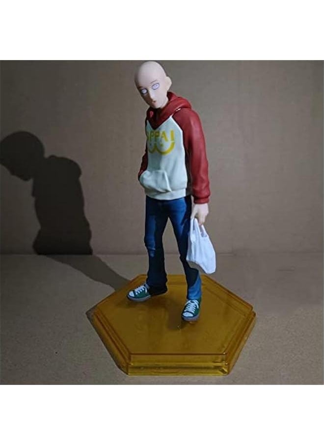 Anime Saitam Figure Statue Combination, 2PCS Saitam and Genos Action Figure Model Sculpture Cartoon Manga Figure Collectible Xmas Gifts for Fans