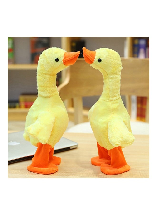 Dancing Singing Talking Cartoon  Duck Plush Toy 30x15cm