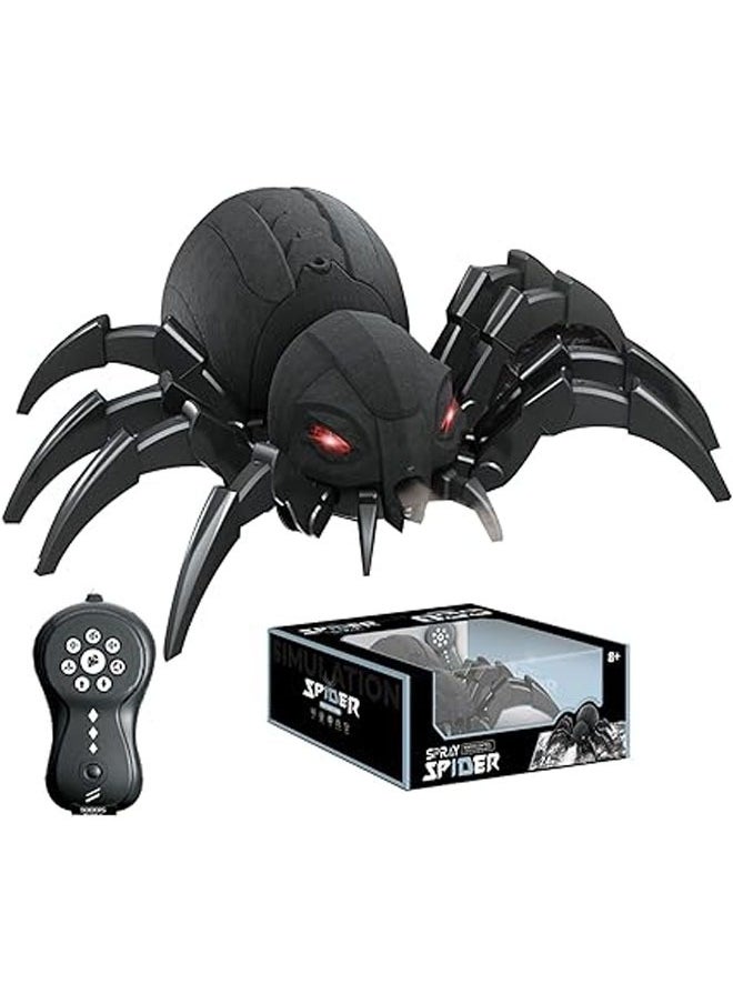 RC Spider Toys, Robot Spiders, RC Spray Spider Toys - Animal Vehicles Prank Toys Horror Electric Electronic Simulation Fake Birthday Gifts Kids Toys Gifts