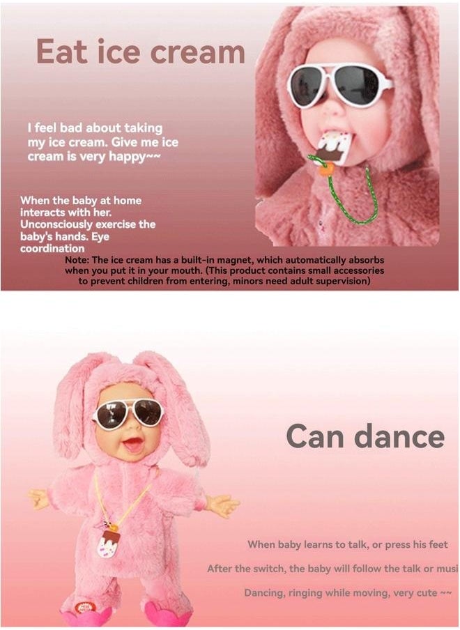 Pink Popsicle Doll Interactive Talking - Repeat, Sing, Dance And Walk Kids Toy