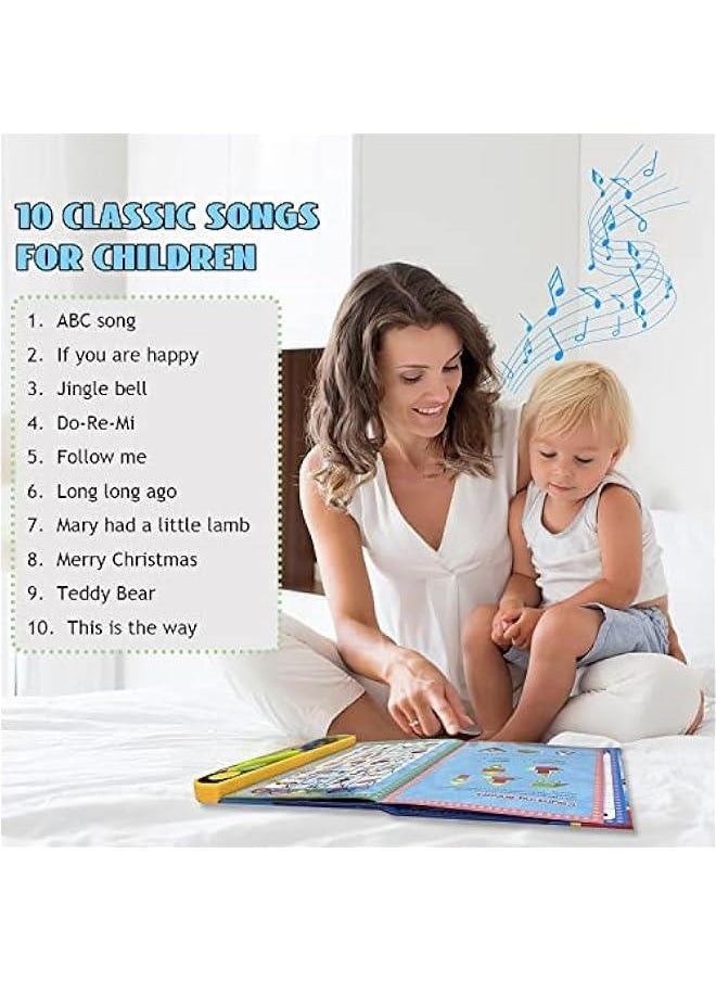 ABC Sound Books Interactive Electronic Learning Books for Toddlers with Alphabet, Numbers, Animals, Music, Games Educational Toys for Kids Ages 3 4 5 6