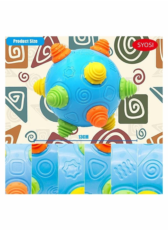 Toddlers Baby Music Shake Ball Toy- Bumble Ball for Babies, Dancing Bumpy u0026 Interactive Sounds Crawl Ball Toy, Baby Rattle Bouncing Sensory Learning Ball Gift Toys for 3+ Year Old Boysu0026Girls