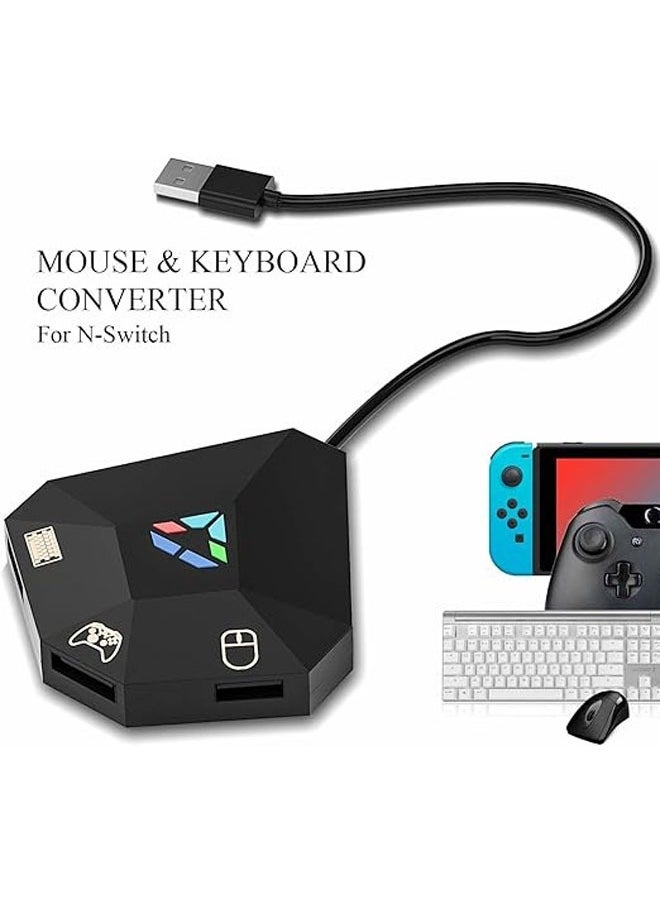 Gaming Keyboard u0026 Mouse Adapter for Game Consoles, Keyboard u0026 Mouse Adapter Compatible with Nintendo Switch, PS4, PS3, Xbox One, Xbox 360